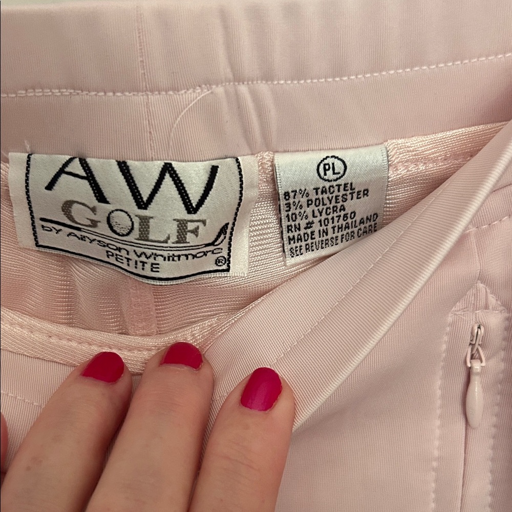 Women's Pink Skort with Side Pocket Detail - Picture 2 of 5